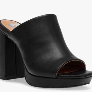 NEW DV by Dolce Vita Perla Platform Mules - Black - 8